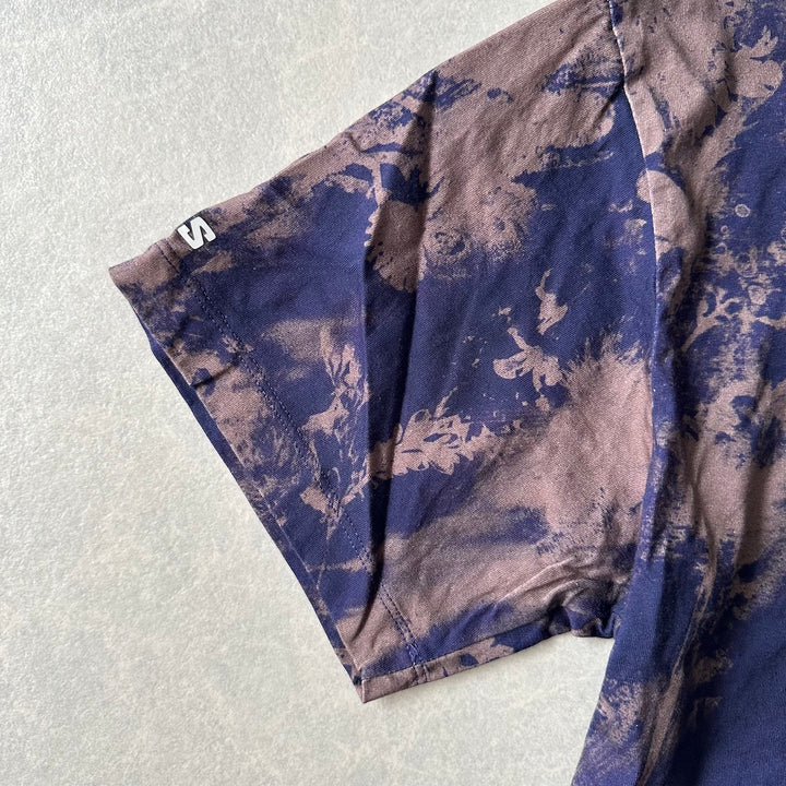 【SALOMON】ムラ染め半袖Tシャツ 総柄 S 古着 メンズ