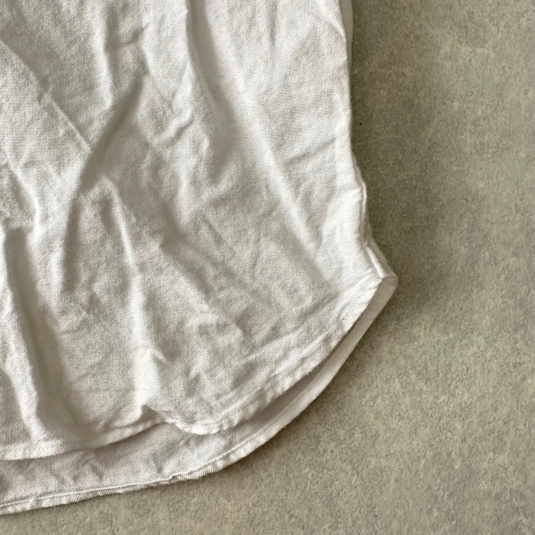 【APPLEBUM】メッセージプリント半袖シャツ ホワイト L 古着 メンズ