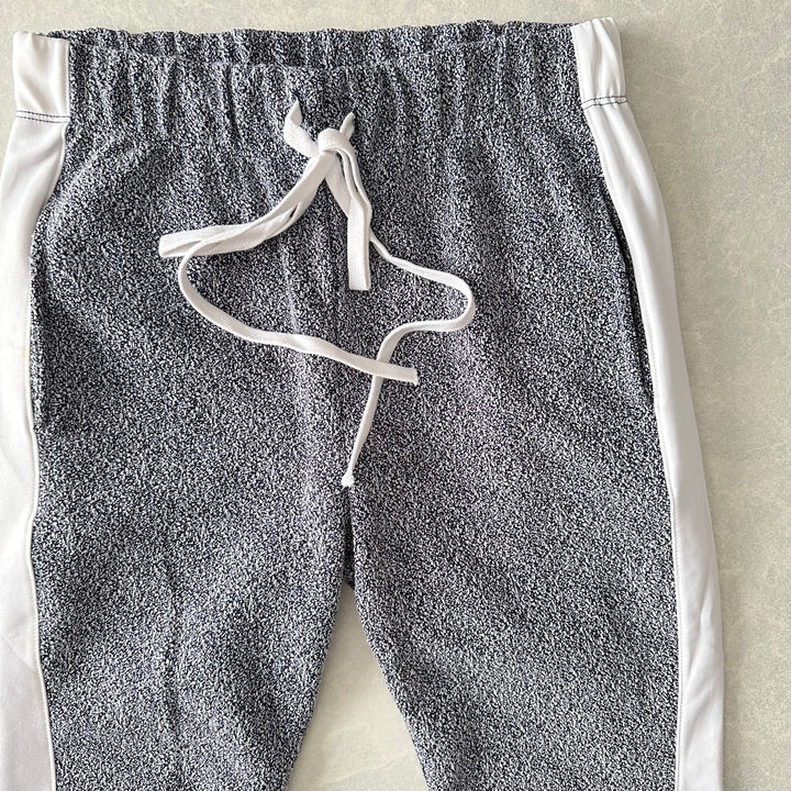 サイドラインスポーティブ総柄パンツ 総柄 S 古着 メンズ