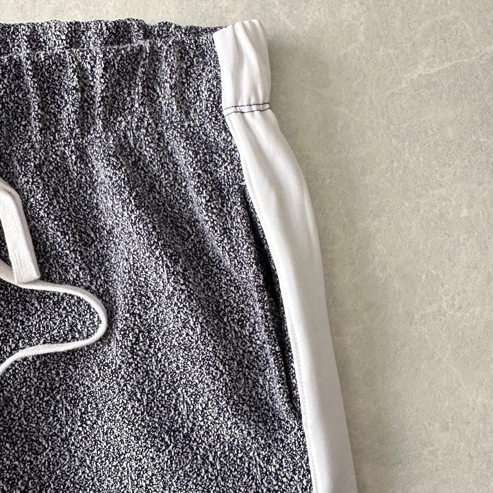 サイドラインスポーティブ総柄パンツ 総柄 S 古着 メンズ