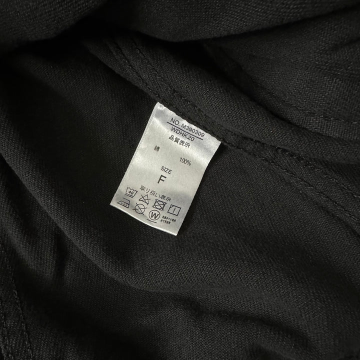 フォトプリントブラックデニムジャケット ブラック F 古着 メンズ