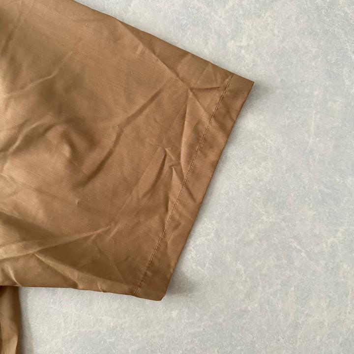 【CIAOPANIC】開襟半袖キューバシャツ ベージュ L 古着 メンズ