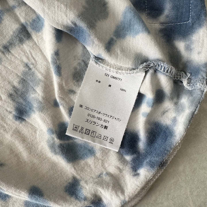 【MOUNTAIN HARDWEAR】タイダイ染めバックプリント半袖Tシャツ 総柄 M 古着 メンズ