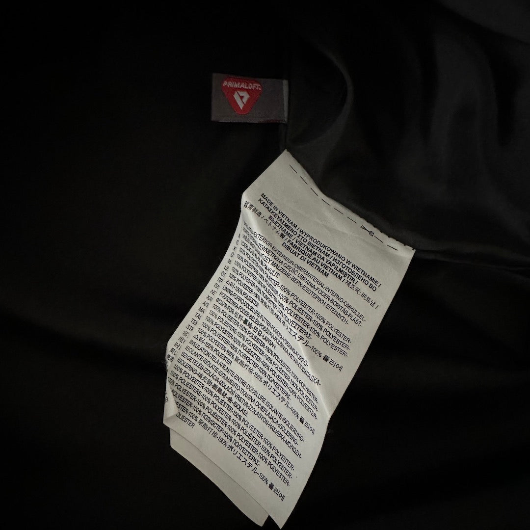 【VANS】タイダイ染めキルティングアウトドアジャケット 総柄 XS 古着 メンズ