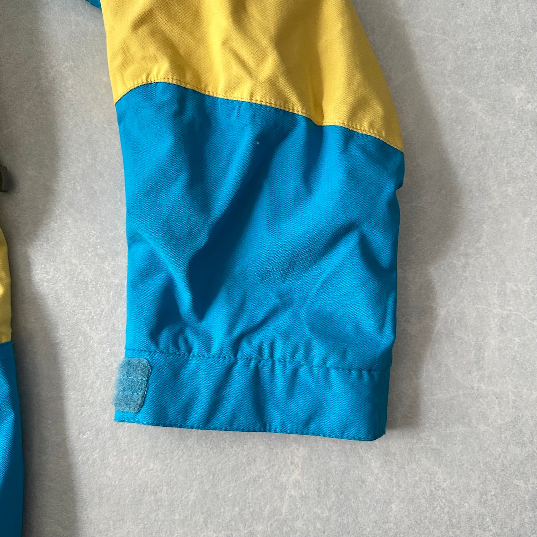 【BILLABONG】マルチカラーアウトドアマウンテンパーカー マルチ L 古着 メンズ