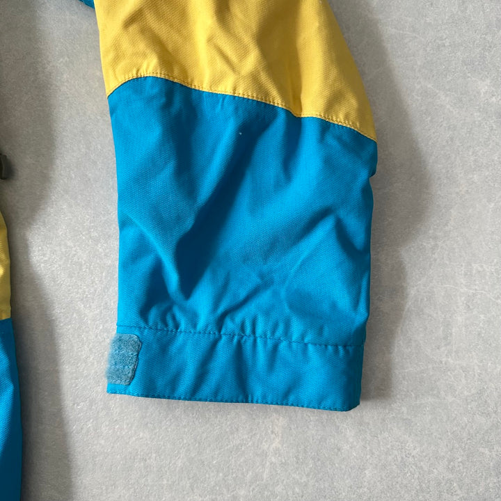 【BILLABONG】マルチカラーアウトドアマウンテンパーカー マルチ L 古着 メンズ