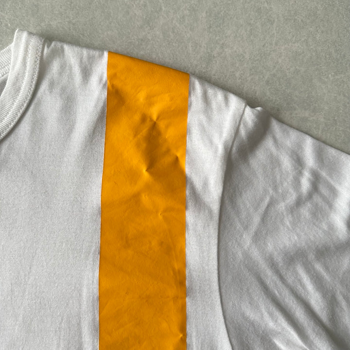 【COMME des GARCONS HOMME】マルチストライプ柄半袖Tシャツ ストライプ S 古着 メンズ