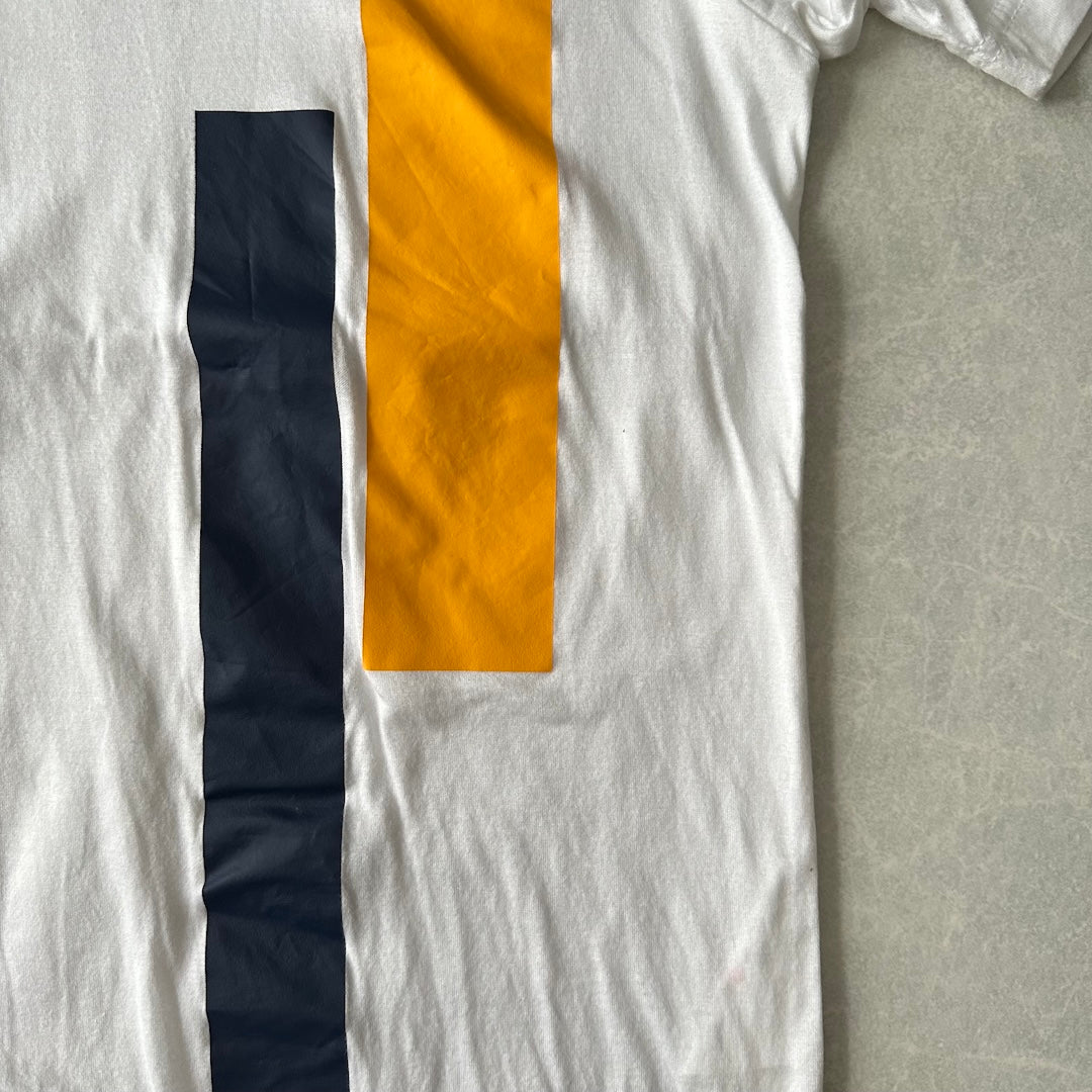 【COMME des GARCONS HOMME】マルチストライプ柄半袖Tシャツ ストライプ S 古着 メンズ