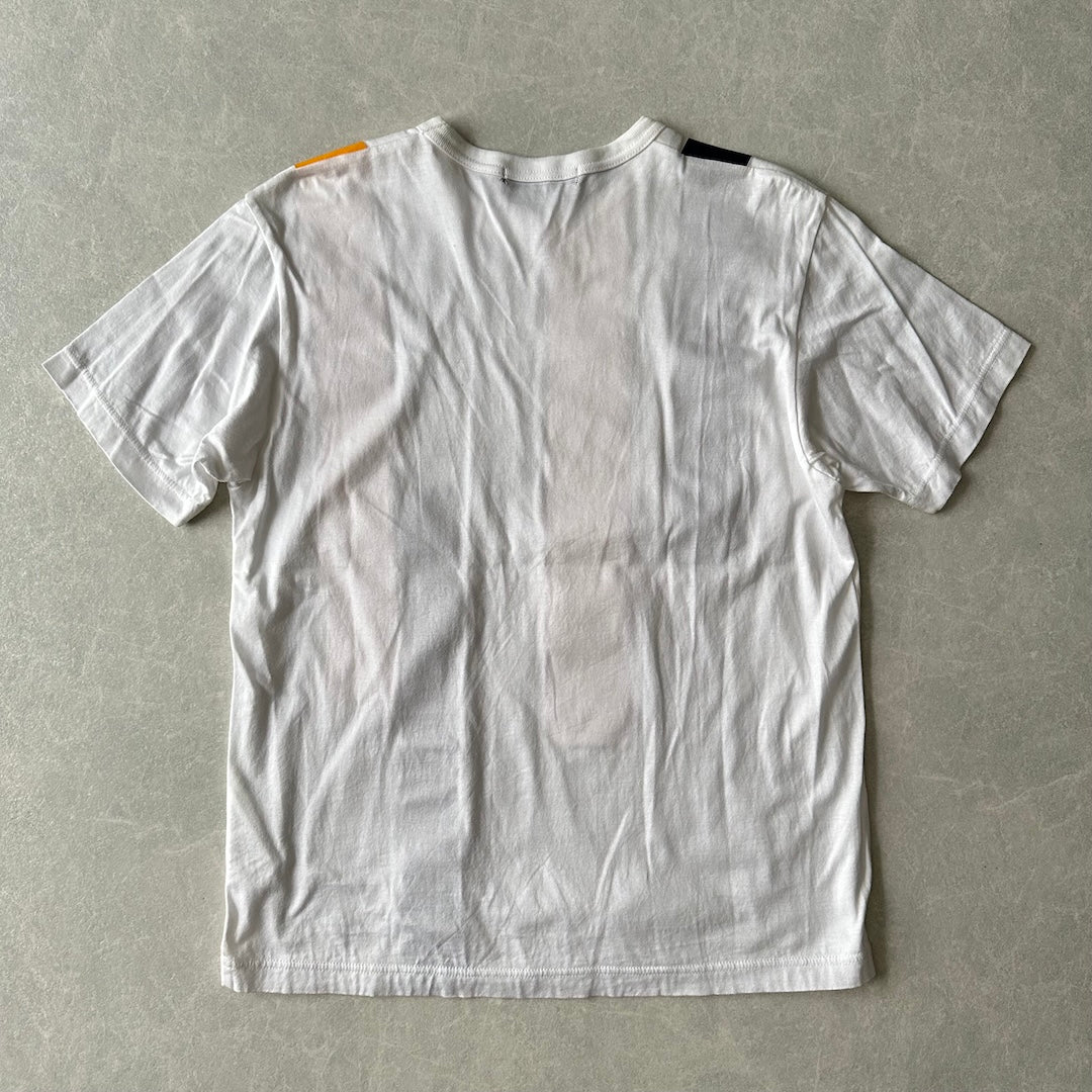 【COMME des GARCONS HOMME】マルチストライプ柄半袖Tシャツ ストライプ S 古着 メンズ