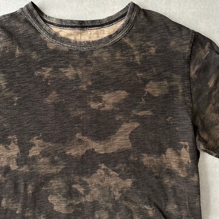 迷彩柄カモフラージュバックプリント半袖Tシャツ カモフラ柄 XXL 古着 メンズ