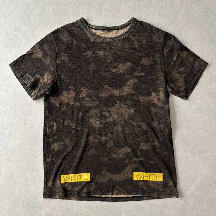 迷彩柄カモフラージュバックプリント半袖Tシャツ カモフラ柄 XXL 古着 メンズ