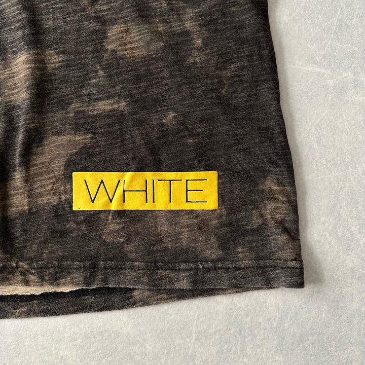 迷彩柄カモフラージュバックプリント半袖Tシャツ カモフラ柄 XXL 古着 メンズ