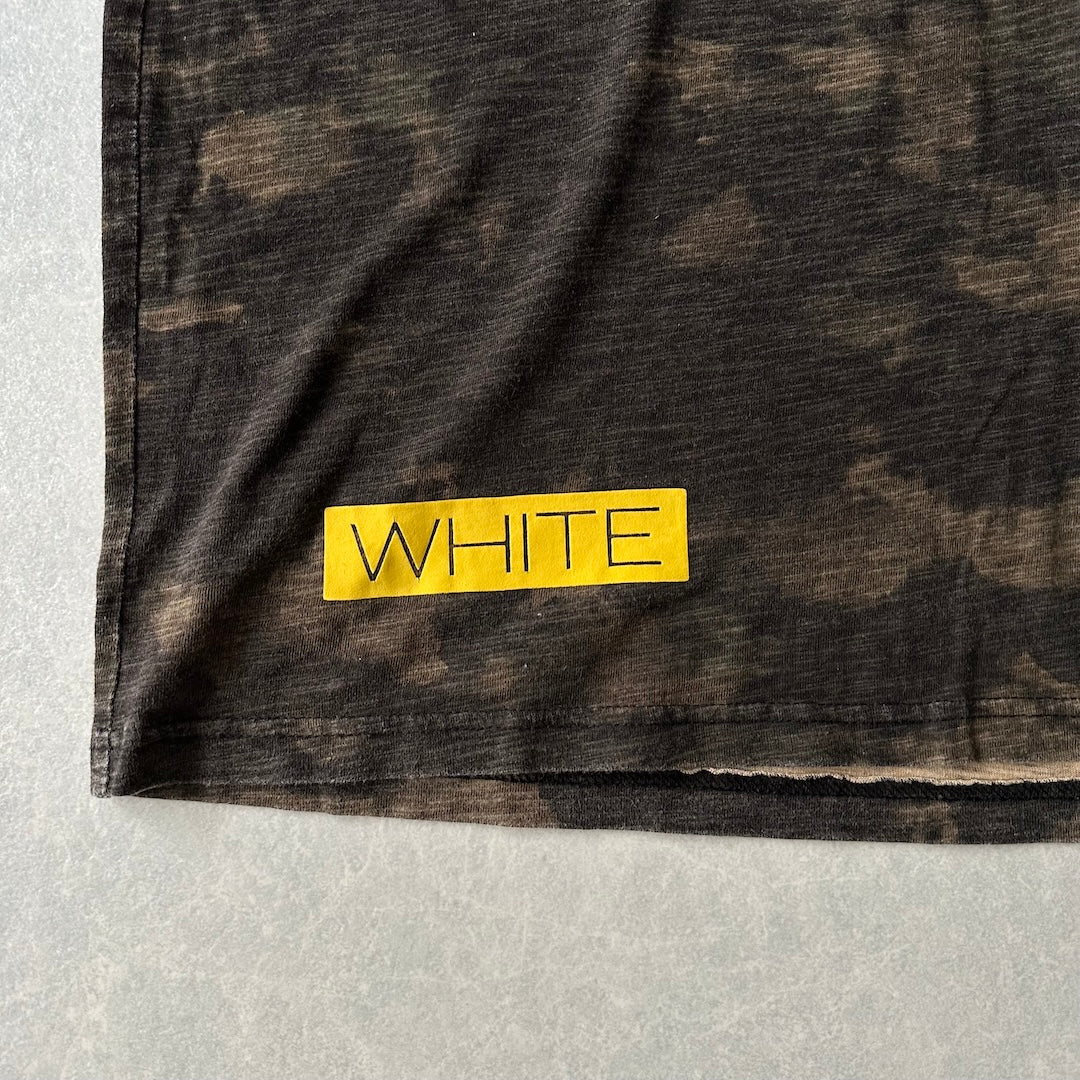 迷彩柄カモフラージュバックプリント半袖Tシャツ カモフラ柄 XXL 古着 メンズ