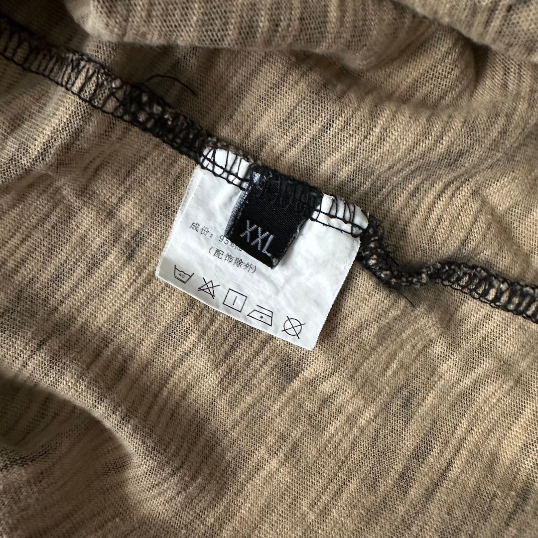 迷彩柄カモフラージュバックプリント半袖Tシャツ カモフラ柄 XXL 古着 メンズ