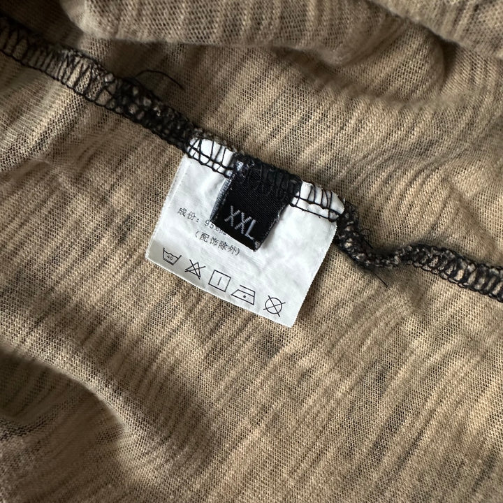 迷彩柄カモフラージュバックプリント半袖Tシャツ カモフラ柄 XXL 古着 メンズ