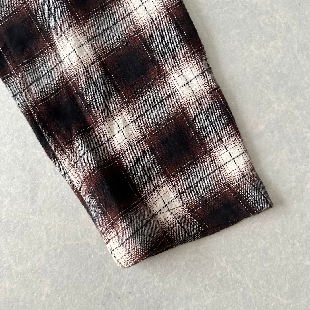 【URBAN RESEARCH】チェック柄ミドル丈チェスターコート チェック柄 38 古着 メンズ