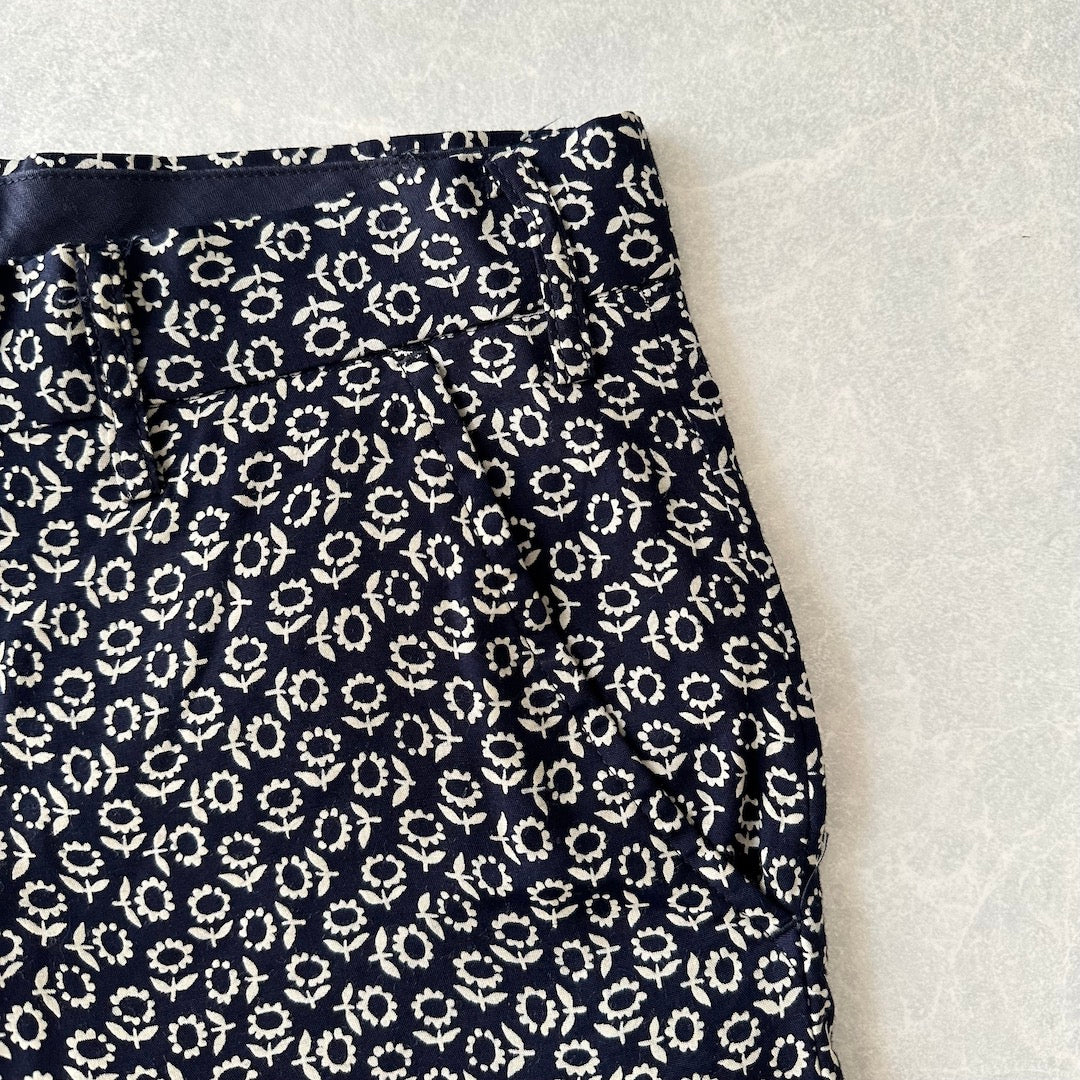 【COMME des GARÇONS HOMME】花柄プリントショートパンツ 総柄 XS 古着 メンズ
