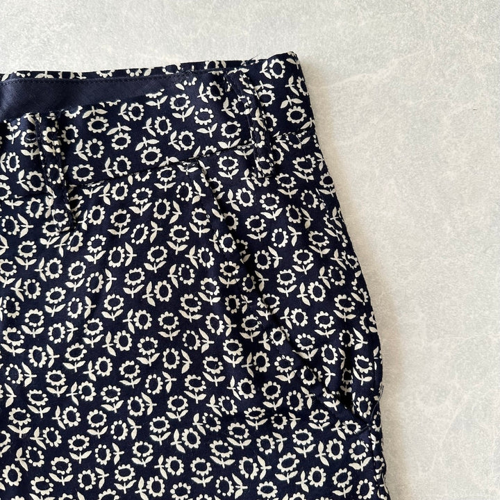 【COMME des GARÇONS HOMME】花柄プリントショートパンツ 総柄 XS 古着 メンズ