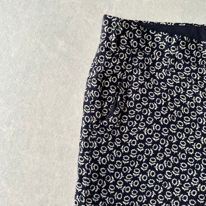 【COMME des GARÇONS HOMME】花柄プリントショートパンツ 総柄 XS 古着 メンズ