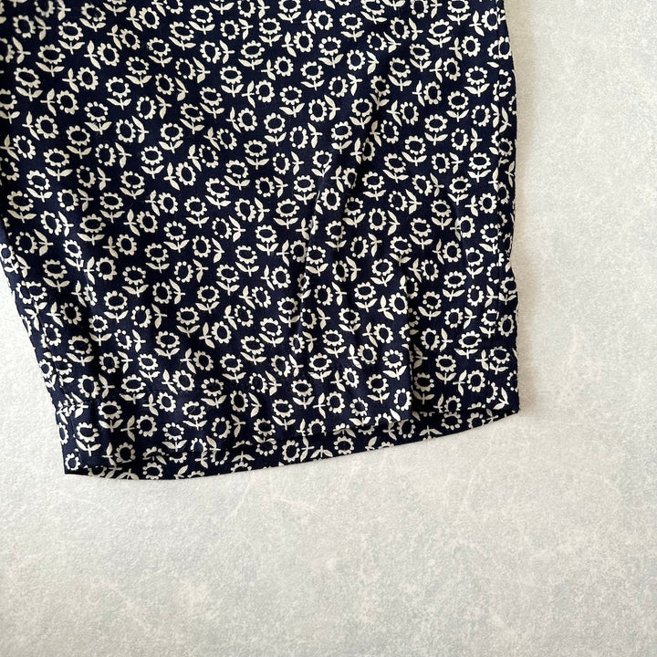 【COMME des GARÇONS HOMME】花柄プリントショートパンツ 総柄 XS 古着 メンズ