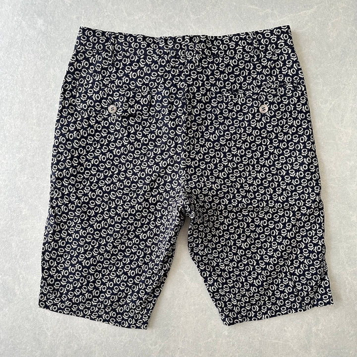 【COMME des GARÇONS HOMME】花柄プリントショートパンツ 総柄 XS 古着 メンズ
