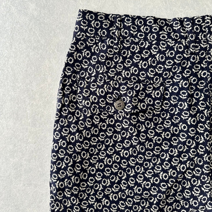 【COMME des GARÇONS HOMME】花柄プリントショートパンツ 総柄 XS 古着 メンズ