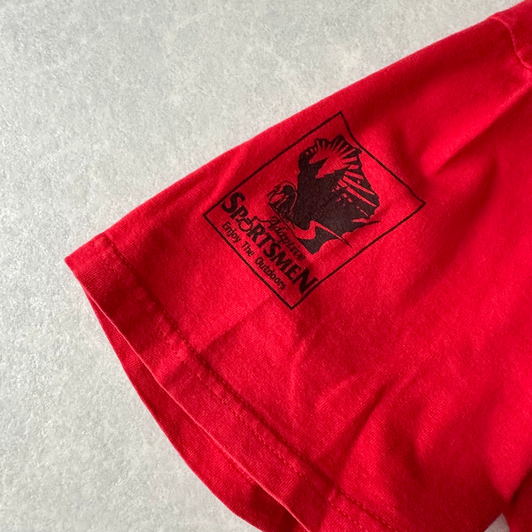 リメイク風アメカジプリント半袖Tシャツ マルチ 古着 メンズ