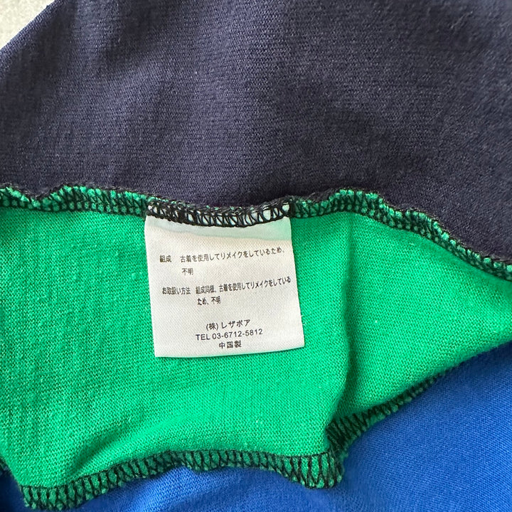 リメイク風アメカジプリント半袖Tシャツ マルチ 古着 メンズ