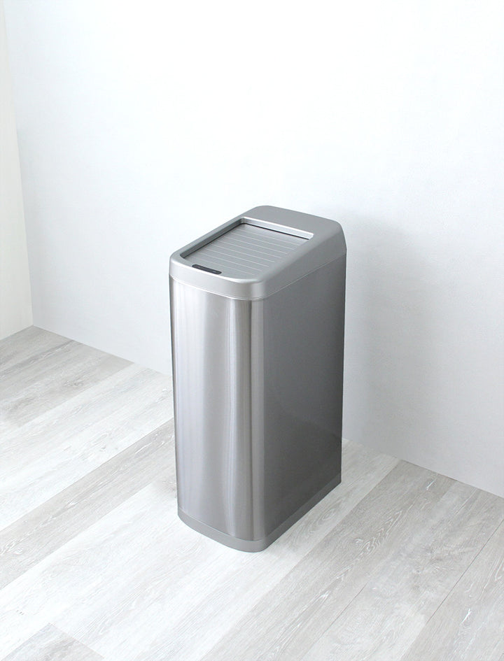 シャッター式50L自動開閉ゴミ箱【ROCO】