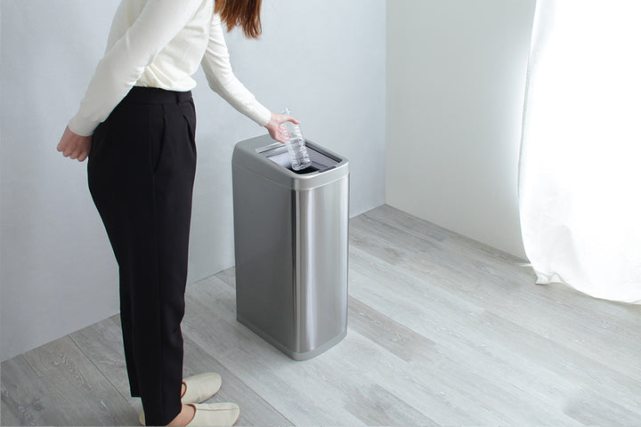シャッター式50L自動開閉ゴミ箱【ROCO】