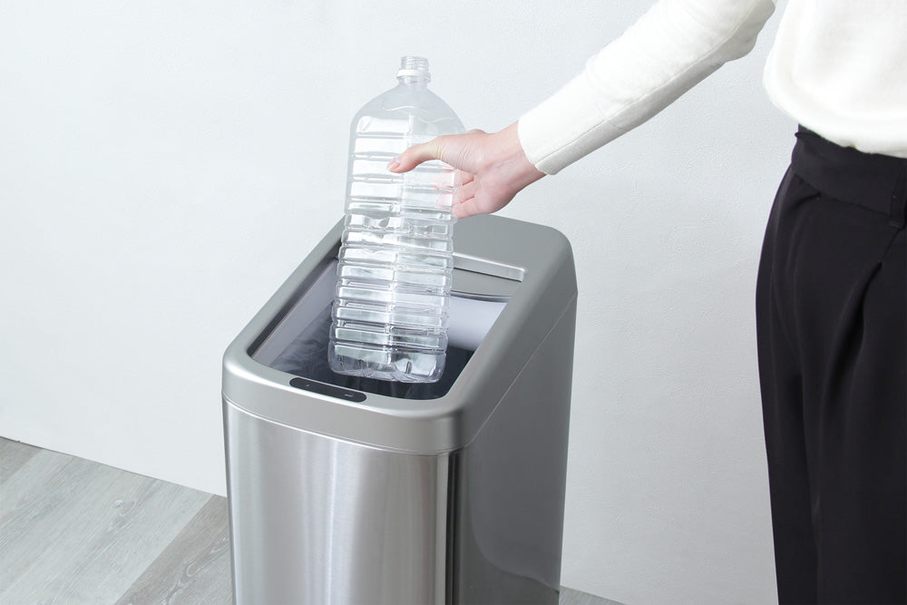 シャッター式50L自動開閉ゴミ箱【ROCO】