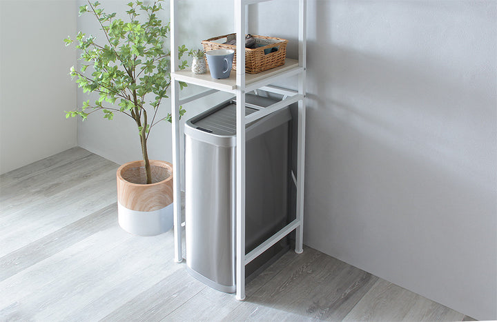 シャッター式50L自動開閉ゴミ箱【ROCO】