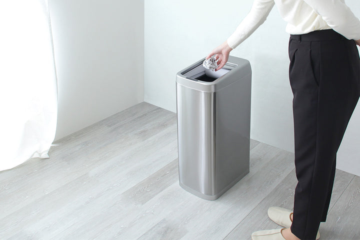 シャッター式50L自動開閉ゴミ箱【ROCO】
