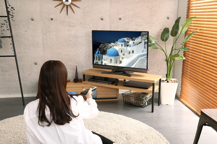 ヴィンテージ伸縮テレビ台【VR-120EX】